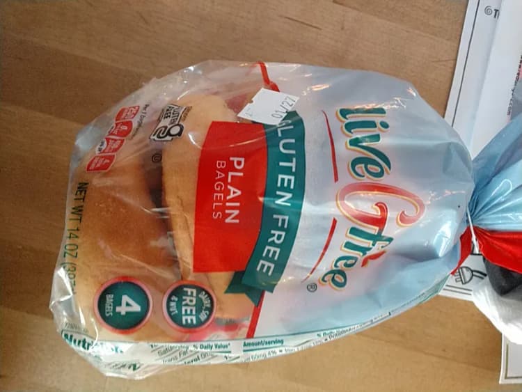 Livegfree Gluten Free Plain Bagels