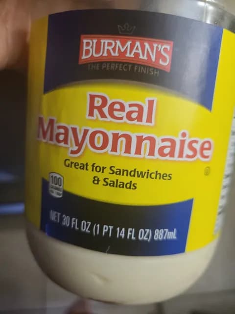 Is it Oral Allergy Syndrome Friendly? Burman's Real Mayonnaise