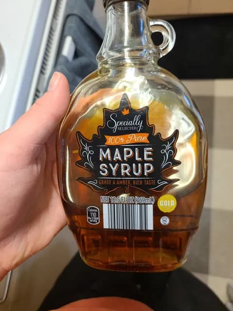 Specially Selected 100% Pure Maple Syrup Grade A Amber, Rich Taste