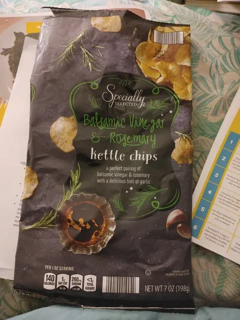 Is it MSG Free? Specially Selected Balsamic Vinegar & Rosemary Kettle Chips