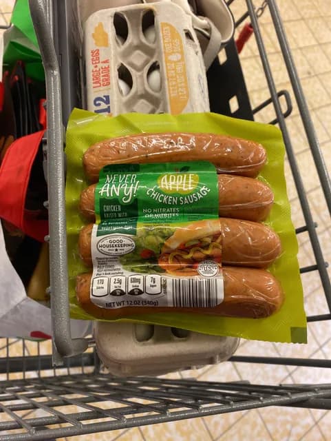 Is it Pescatarian? Never Any! Apple Chicken Sausage