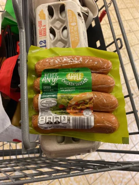 Never Any! Apple Chicken Sausage