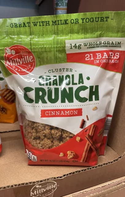 Millville Cinnamon Cluster Granola Crunch