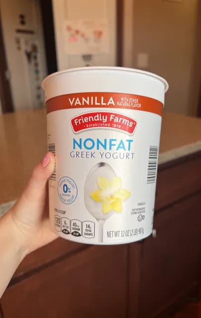 Friendly Farms Nonfat Vanilla Greek Yogurt