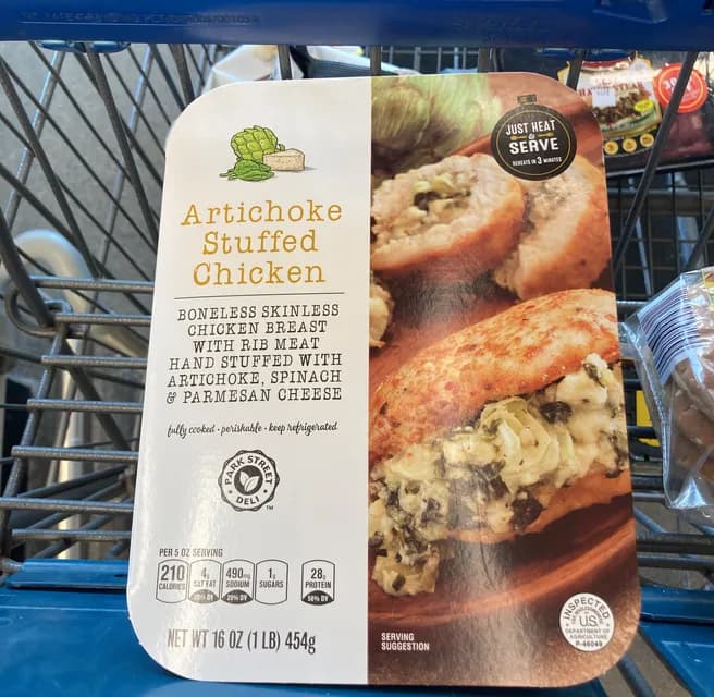 Park Street Deli Artichoke Stuffed Chicken
