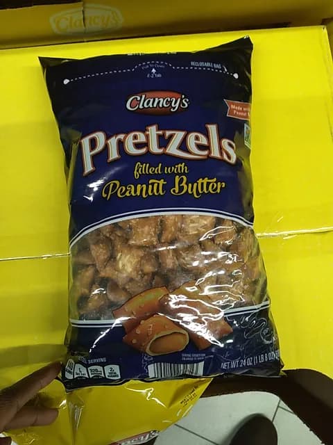 Is it Low FODMAP? Clancy's Pretzels Filled With Peanut Butter