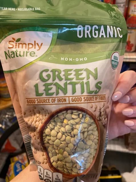 Simply Nature Organic Green Lentils