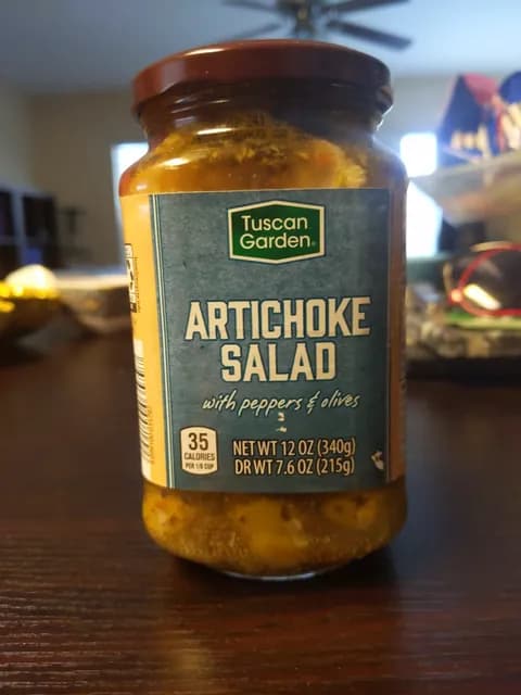 Tuscan Garden Artichoke Salad With Peppers & Olives