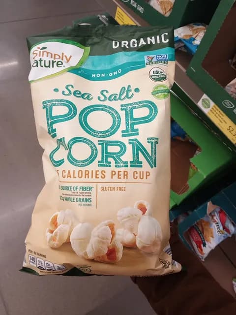 Is it GERD Friendly? Simply Nature Organic Sea Salt Pop Corn