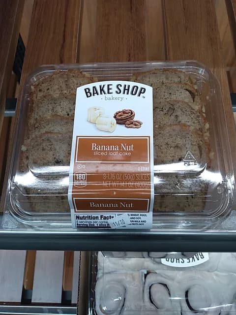 Bake Shop Banana Nut Sliced Loaf Cake