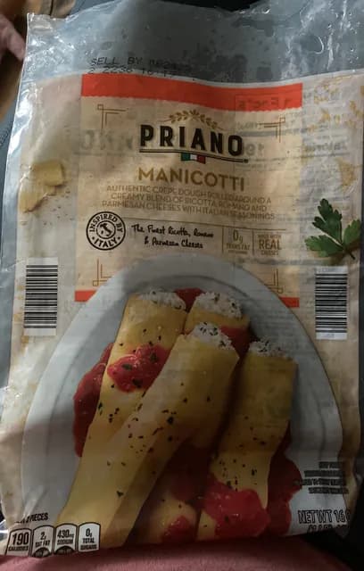 Priano Manicotti