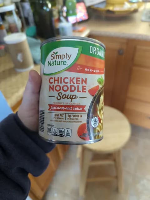 Is it Chestnut Free? Simply Nature Organic Chicken Noodle Soup