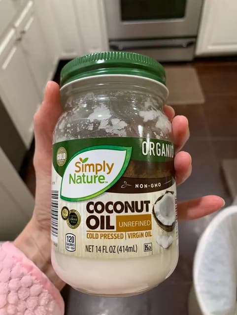 Simply Nature Organic Non-Gmo Coconut Oil Unrefined