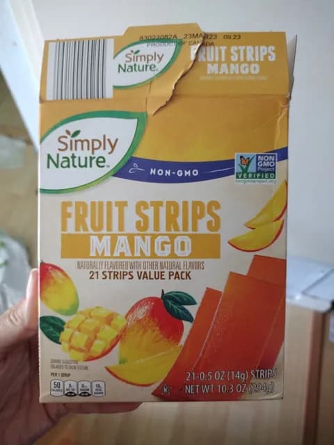 Simply Nature Mango Fruit Strips