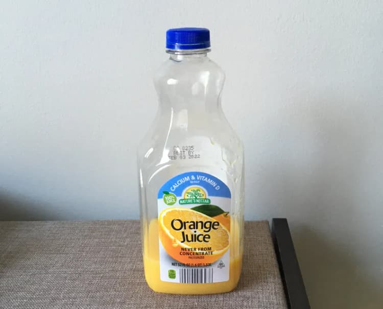 Nature'S Nectar Orange Juice Never From Concentrate