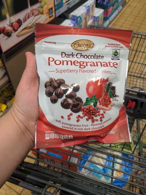Choceur Dark Chocolate Pomegranate Superberry Flavored Centers