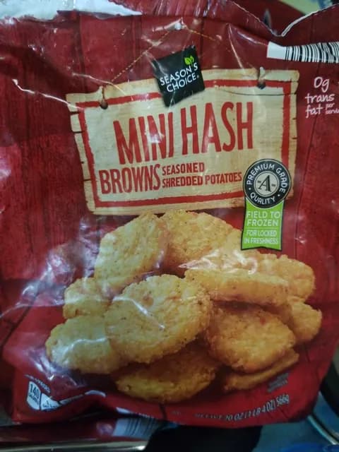 Season'S Choice Mini Mash Browns Seasoned Shredded Potatoes