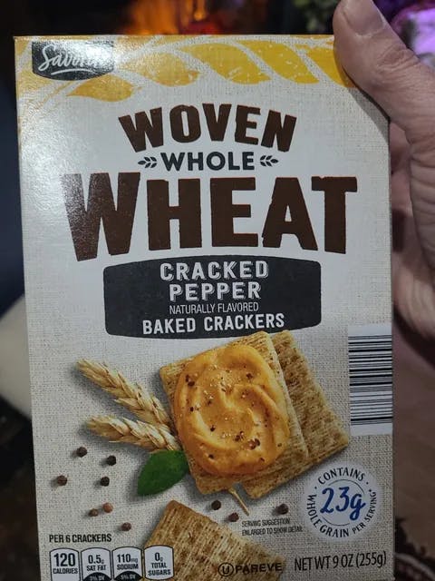 Is it Gluten Free? Savoritz Woven Whole Wheat Cracked Pepper Flavored Baked Crackers