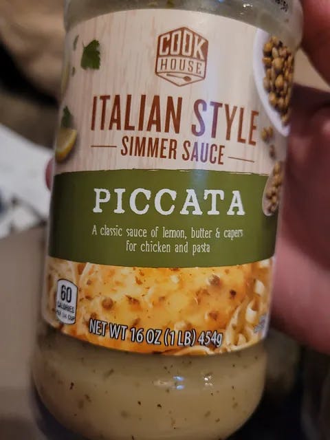 Is it Wheat Free? Cook House Italian Style Simmer Sauce Piccata