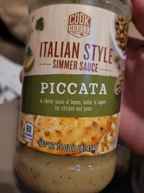 Cook House Italian Style Simmer Sauce Piccata
