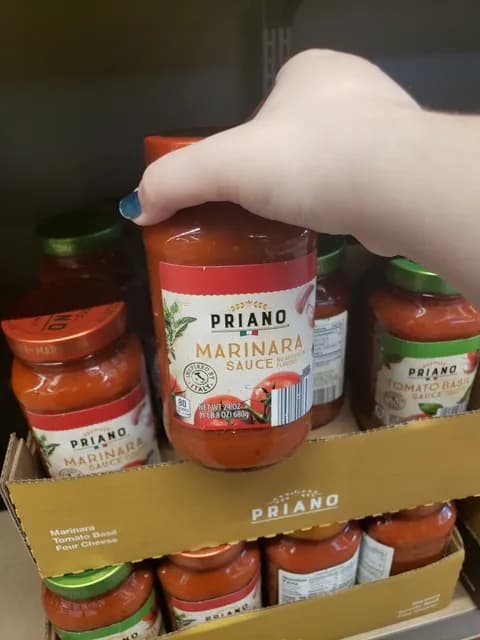 Is it Nutmeg Free? Priano Marinara Sauce