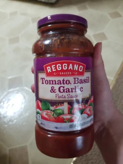 Is it Nutmeg Free? Reggano Tomato, Basil & Garlic Pasta Sauce
