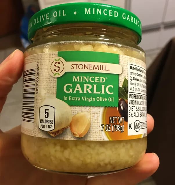 Stonemill Minced Garlic In Extra Virgin Olive Oil