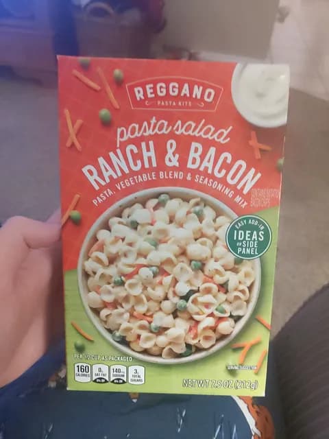 Reggano Pasta Kits, Ranch & Bacon Pasta Salad