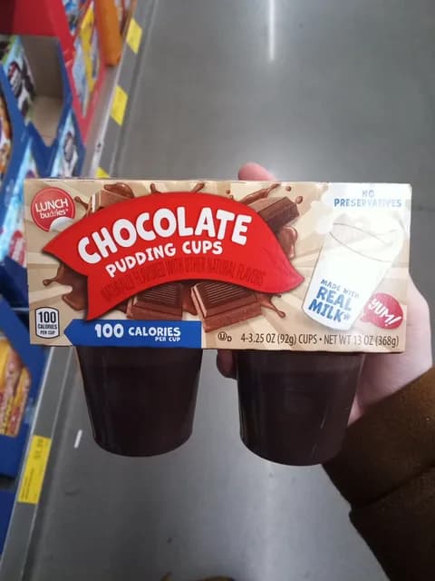Lunch Buddies Chocolate Pudding Cups