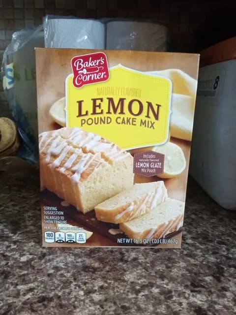 Baker's Corner Lemon Pound Cake Mix