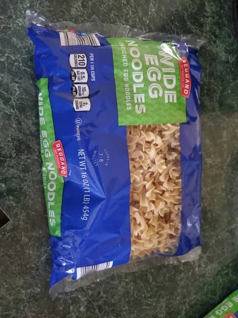 Reggano Enriched Wide Egg Noodles