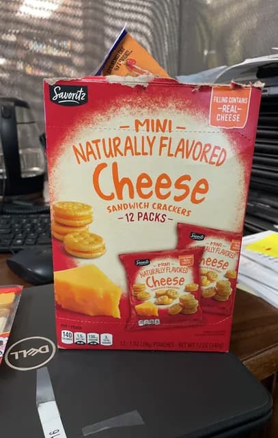 Is it Added Salt Free? Savoritz Mini Cheese Sandwich Crackers