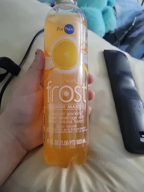 Puraqua Zero Sugar Orange Mango Sparkling Frost