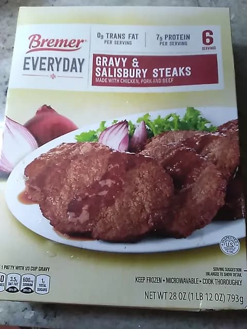 Bremer Everyday Gravy & Salisbury Steaks