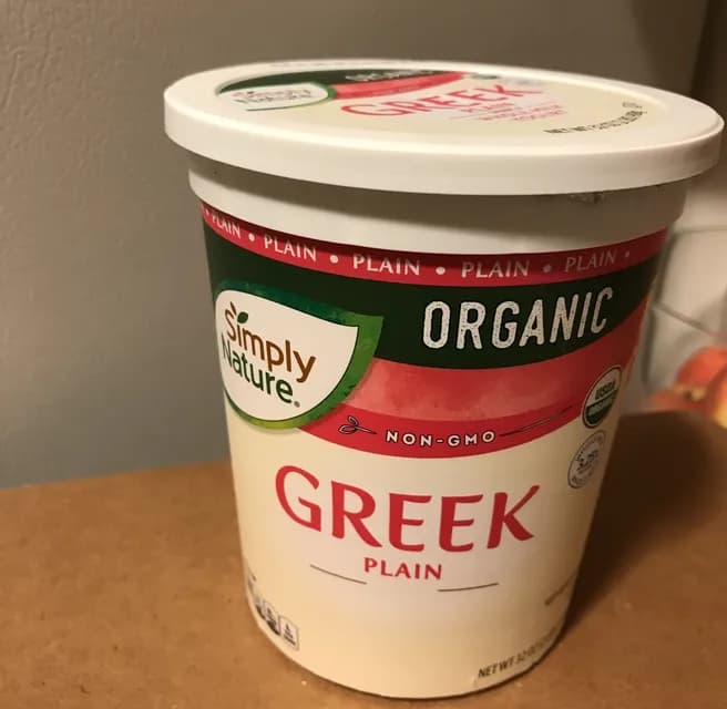 Simply Nature Organic Greek Plain Yogurt