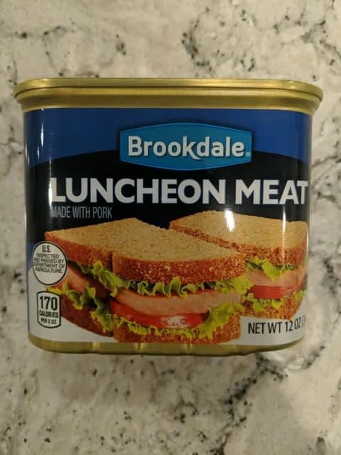 Brookdale Luncheon Meat Made With Pork