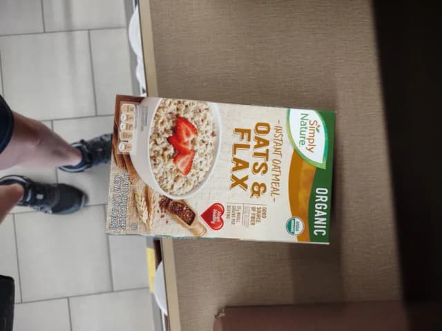Is it Added Sugar Free? Simply Nature Instant Oatmeal Oats & Flax