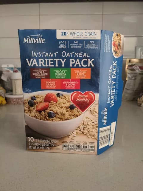 Is it Low Iodine? Millville Instant Oatmeal Variety