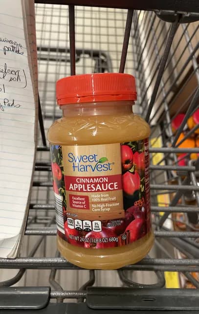 Sweet Harvest Cinnamon Applesauce