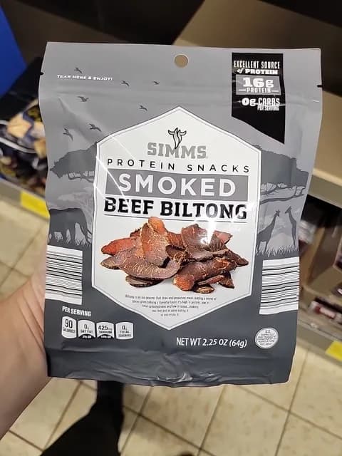 Is it Interstitial Cystitis Friendly? Simms Protein Snacks Smoked Beef Biltong