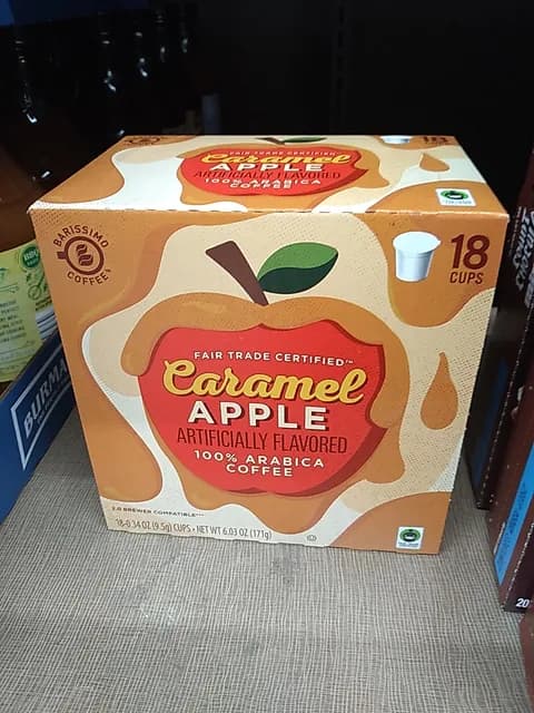 Barissimo Fair Trade Certified Caramel Apple 100% Arabica Coffee