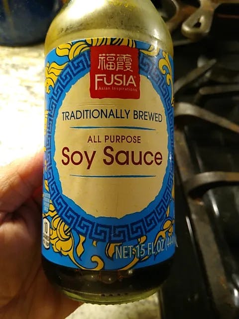 Is it Shellfish Free? Fusia Asian Inspirations Traditionally Brewed All Purpose Soy Sauce