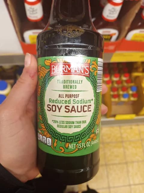 Is it Pork Free? Burman's All Purpose Reduced Sodium Soy Sauce