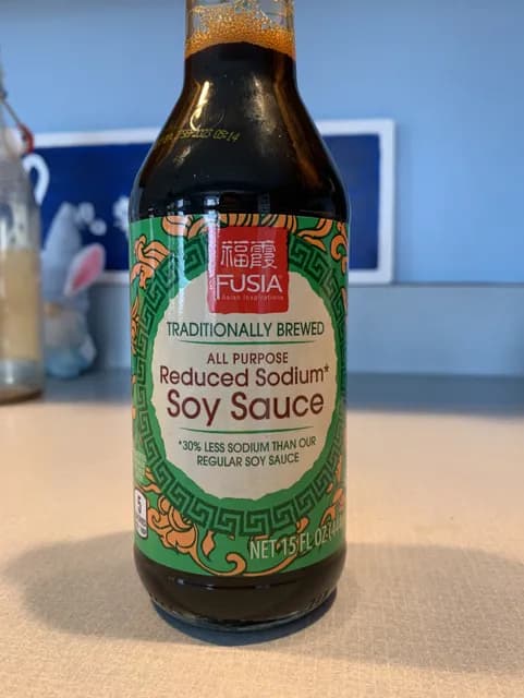 Fusia Asian Inspirations Traditionally Brewed All Purpose Reduced Sodium Soy Sauce