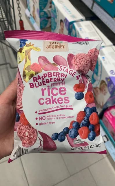 Is it Paleo? Little Journey Raspberry Blueberry Mini Rice Cakes