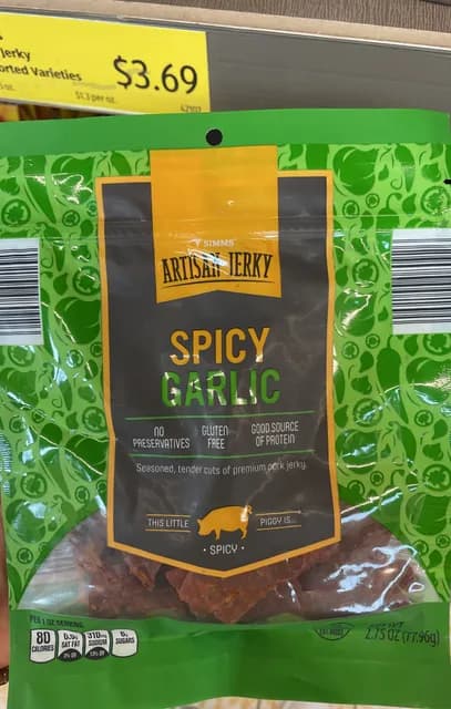 Is it Pregnancy Friendly? Simms Artisan Jerky Spicy Garlic
