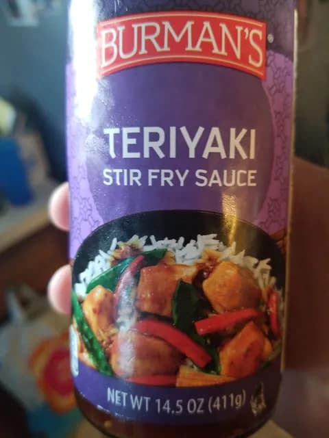 Is it Fish Free? Burman's Teriyaki Stir Fry Sauce