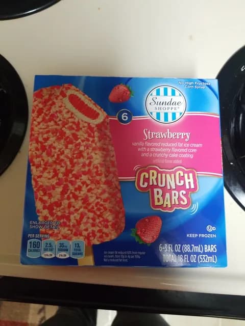 Sundae Shoppe Strawberry Crunch Bars