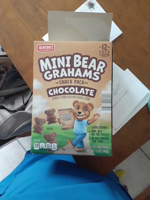 Benton'S Mini Bear Grahams Chocolate Snack