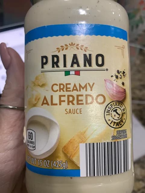 Is it Honey Free? Priano Creamy Alfredo Sauce